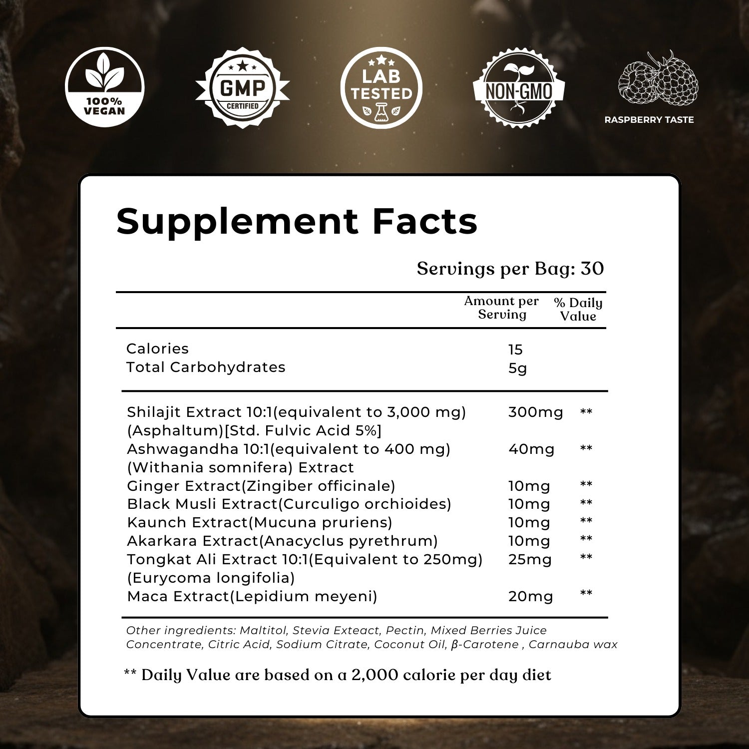 Shilajit Energy Gummies