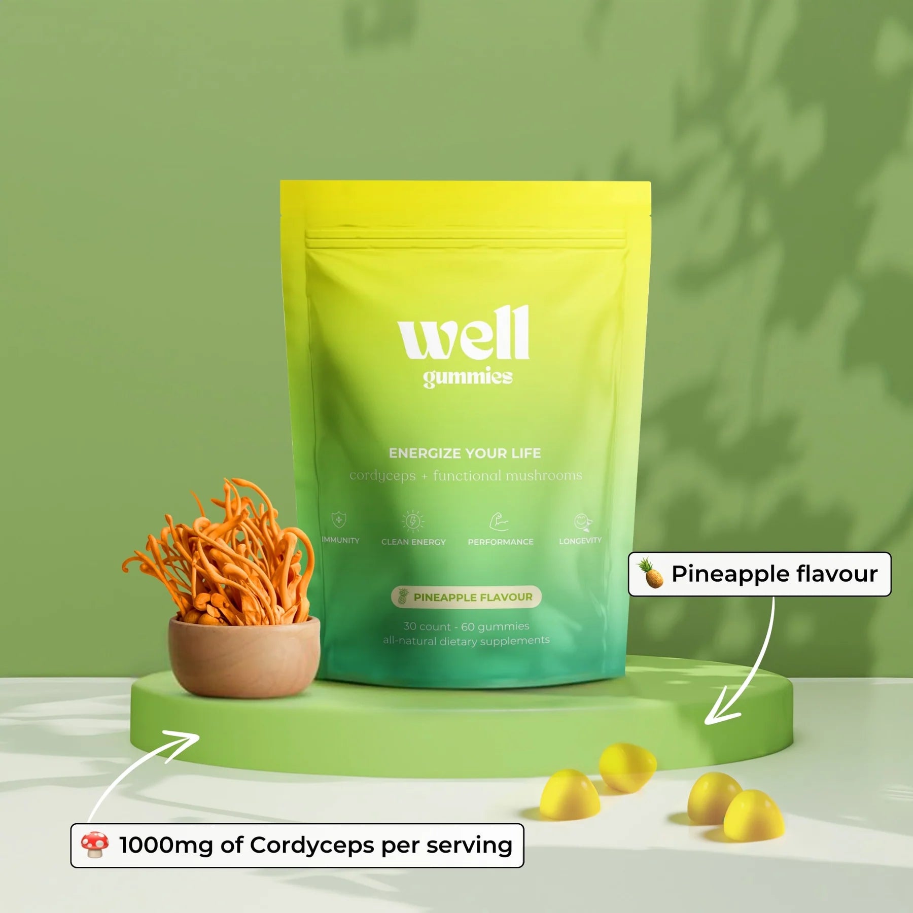 CORDYCEPS ENERGY GUMMIES