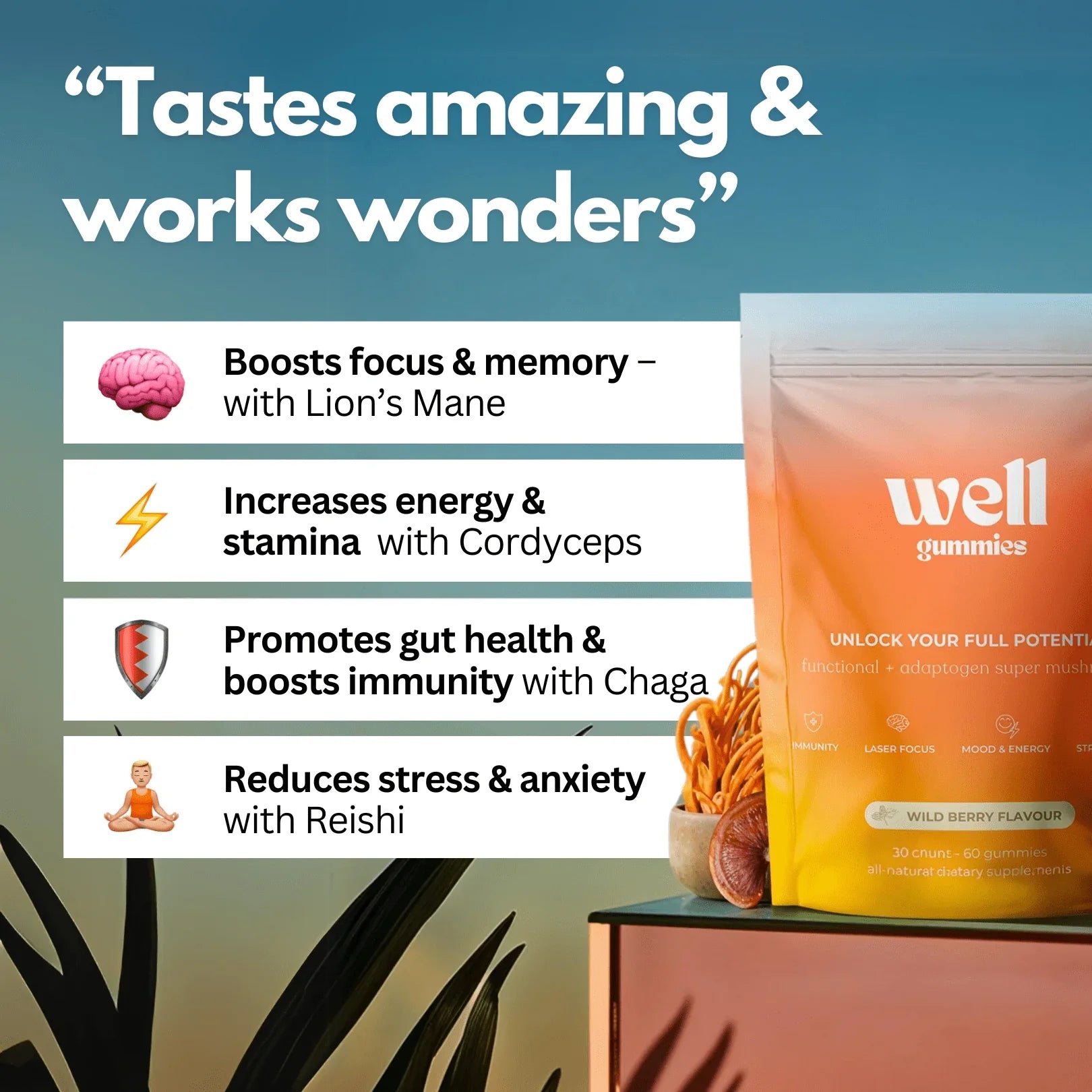 10-IN-1 MUSHROOM GUMMIES