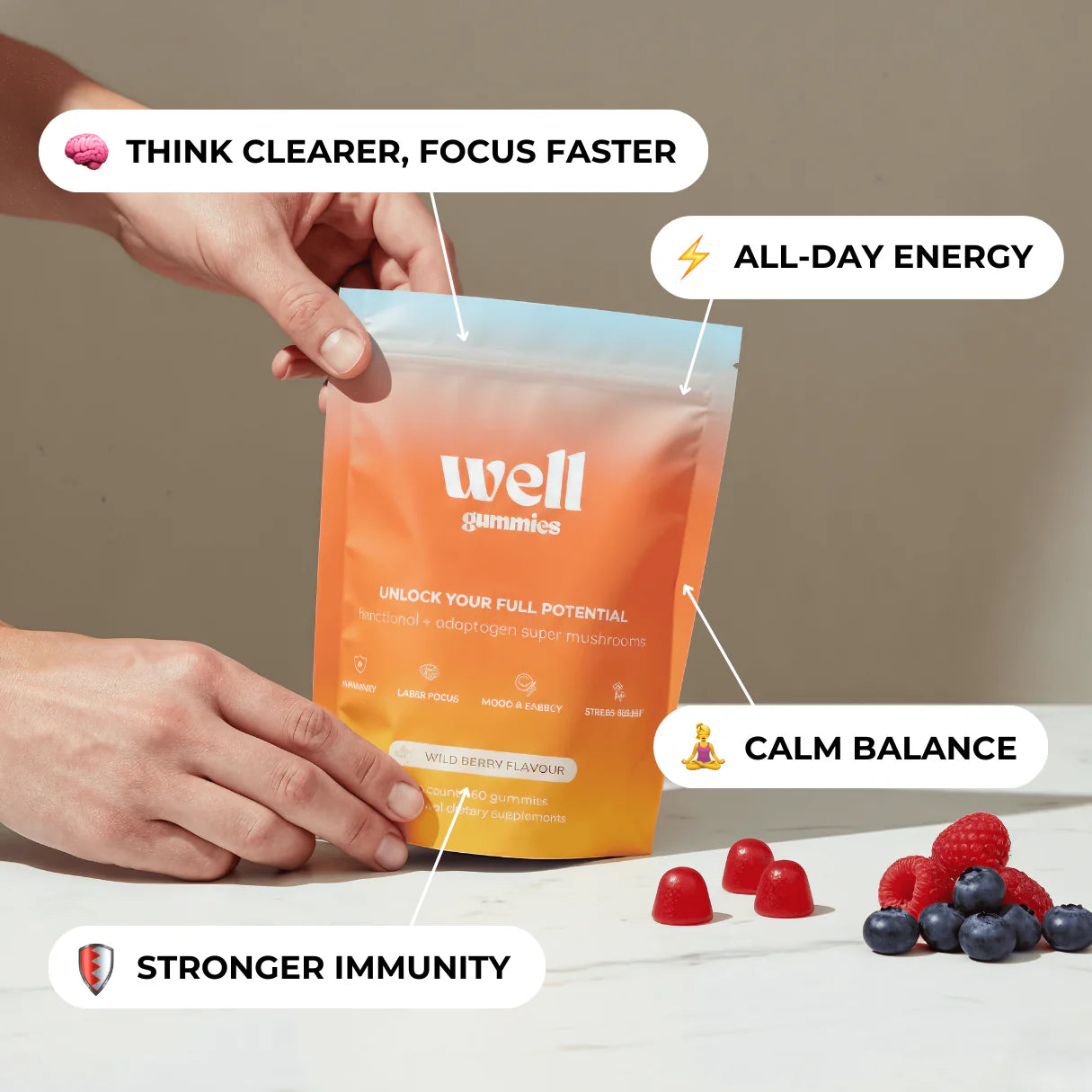 10-IN-1 MUSHROOM GUMMIES