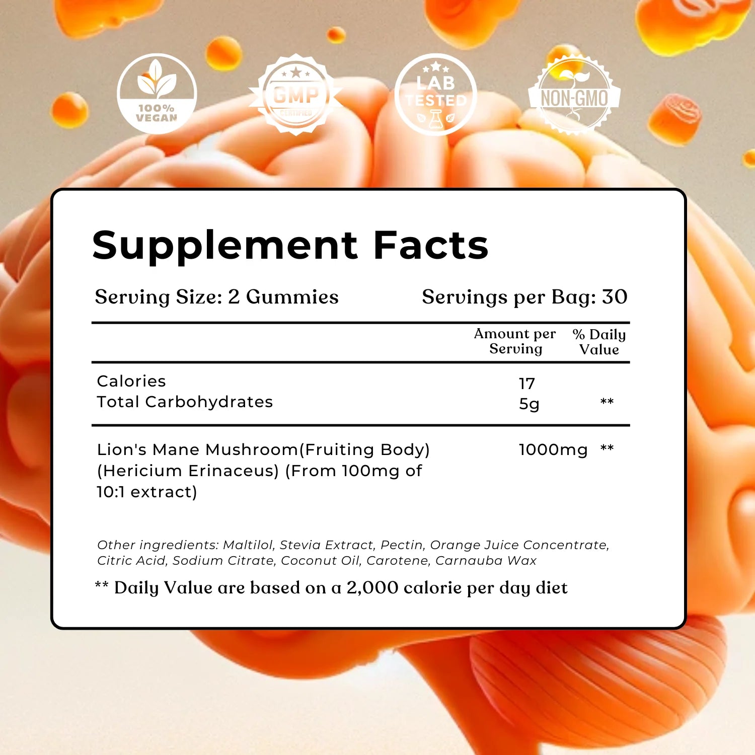 LION'S MANE FOCUS GUMMIES