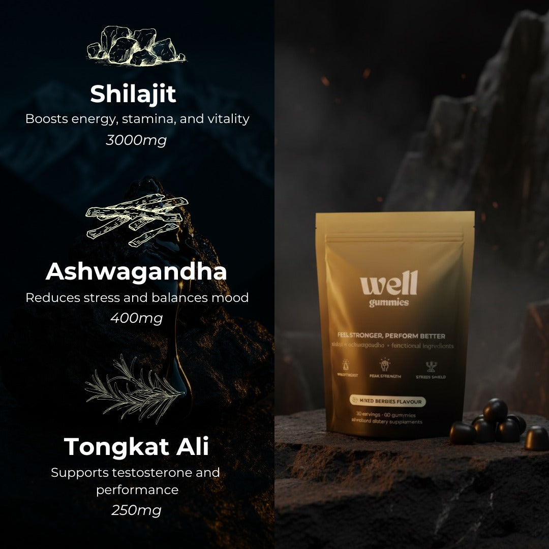 Shilajit Energy Gummies