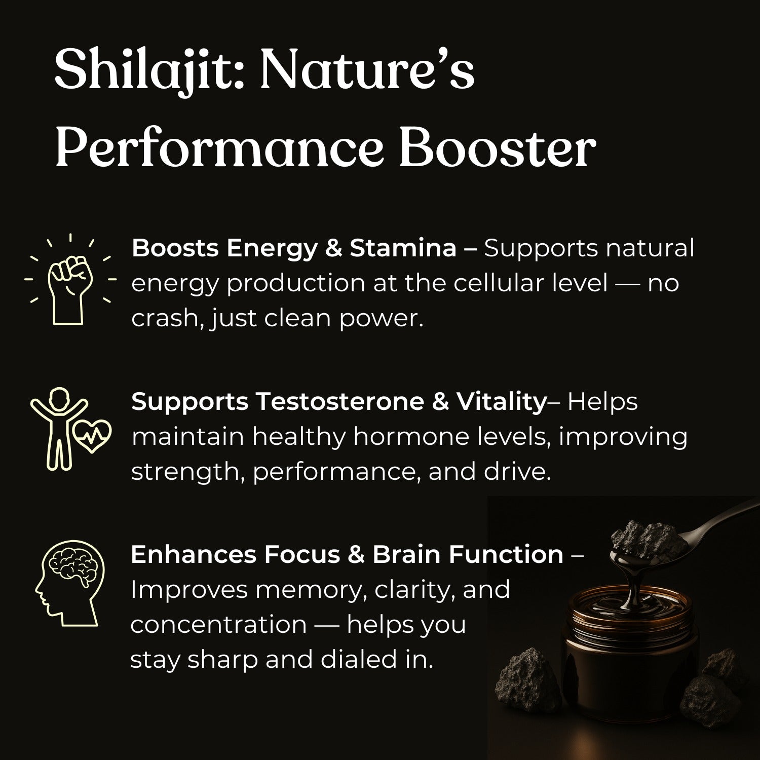 Shilajit Energy Gummies